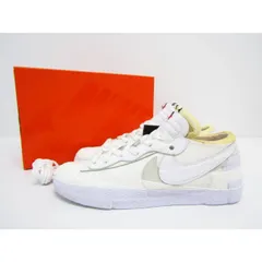 NIKE×sacai ナイキ×サカイ BLAZER LOW　DM6443-100　WHITE PATENT LEATHER サイズ：28.0cm★SH8453