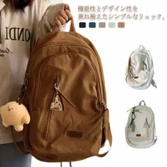 リュック レディース カジュアル おしゃれ 高校生 大人 女子 通学 かわいい リュックサック 大容量 軽い シンプル 軽量 A4 ポケット たくさん ストリート バッグ 日帰り iPad 便利 パソ#sour597