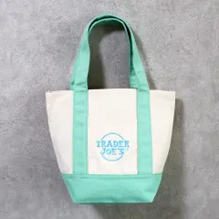【新品】トレーダージョーズ　TRADER JOE’S　ミニトートバッグ　ミントグリーン