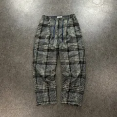 B:MING by BEAMS ビーミング ビームス スラックス イージーパンツ ジップフライ チェック柄 総柄 メンズのサムネイル