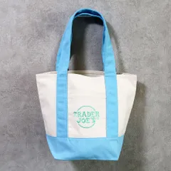 【新品】トレーダージョーズ　TRADER JOE’S　ミニトートバッグ　水色