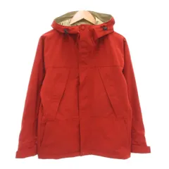 ユニクロ UNIQLO 21AW マウンテンパーカ S ジップアップ 裾ドロスト フード 赤 レッド 311-439579 /AE