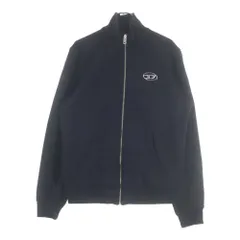 DIESEL (ディーゼル) S-GINNI-ZIP-OD Dロゴ ジップアップ スウェットシャツ ブラック A11439