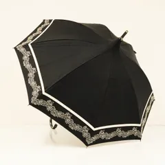 未使用品 ANNA SUI アナスイ 日傘 パゴダ傘 刺繍 ブラック 美品】アナスイ ANNASUI パゴダ傘 日傘 長傘 ブラック 遮光 - メルカリ