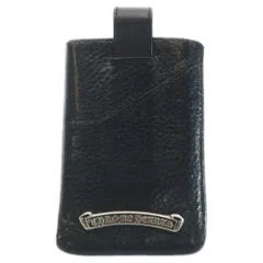 CHROME HEARTS (クロムハーツ) THE WAY I WALK CHプラスパッチレザーカードケース ブラックのサムネイル