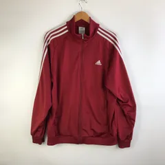 00s adidas スリーストライプス トラックジャケット メンズ 4XO レッド 3161202603050023