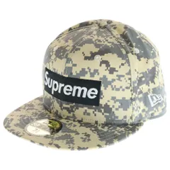 SUPREME (シュプリーム) 25AW ×NEW ERA MLB Teams Box Logo 59Fifty Cap ニューエラ メジャーリーグチーム ボックスロゴ デジタルカモ キャップ 帽子 ベージュ