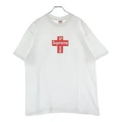 SUPREME (シュプリーム) 20AW Cross Box Logo Tee クロスボックスロゴ クルーネックス半袖Tシャツカットソー ホワイト