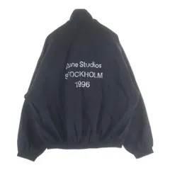 Acne Studios (アクネ ストゥディオズ) LOGO ZIPPER JACKET ロゴ ジップアップジャケット ブラック FN-MN-OUTW001165のサムネイル
