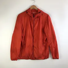 UNIQLO ポケッタブルパーカ メンズ XL オレンジ 3161202603050024