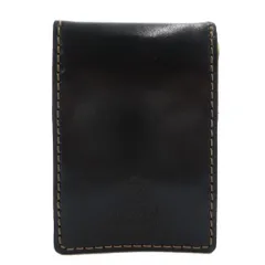 タケオキクチ TAKEO KIKUCHI コインケース 小銭入れ BOX型 ロゴ刻印 フラップ レザー 黒 ブラック 266613 /GV