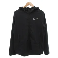 ナイキ NIKE エッセンシャル ランニングジャケット ジップアップ フード ロゴ S 黒 ブラック 856893-010 /GV