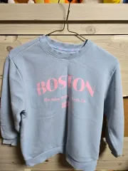 New Balance キッズ 裏起毛パーカー 140サイズ ブルー