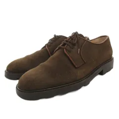 サルヴァトーレフェラガモ Salvatore Ferragamo ドレスシューズ ビジネス レースアップ スエード 7 茶 ブラウン /FF