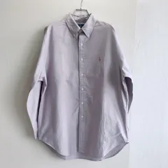 美品✨ ラルフローレン Ralph Lauren ボタンダウン シャツ 長袖 ワンポイント ポニー 刺繍 ポニー ロゴ クラシックフィット CLASSICFIT 大きめ ビッグシルエット オーバーサイズ ゆるだぼ アメカジ ゆったり オフィス カジュアル