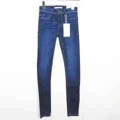 ザラ トラファルック ZARA Trafaluc スーパースキニー デニム パンツ ジーンズ ストレッチ 34 ブルー 小さいサイズ 5252/244 kz14606