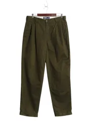 【お得なクーポン配布中!】 90s ポロ ラルフローレン コットン チノ パンツ メンズ 36 32 / オールド チノパン ストレート スラックス ツータック ポロチノ 裾ダブル