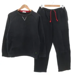 ポールスミス PAUL SMITH セットアップ トレーナー パンツ M イージー スウェット ステッチ 裏起毛 紺 ネイビー /AE