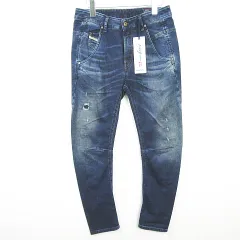 ディーゼル DIESEL Jogg Jeans デニム パンツ ジーンズ ストレッチ 25 ブルー ダメージ加工 kz14609