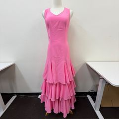 フラメンコ衣装ノースリブドレス赤黒レース - メルカリ