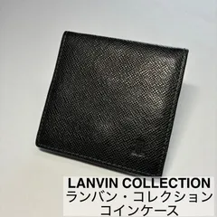 LANVIN COLLECTION/ランバン・コレクション/コインケース/小銭入れ/レザー/ブラック　　　【SH178】