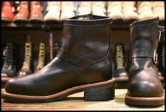 10E Chippewa ショートエンジニアブーツ ブラック S1002 - メルカリ