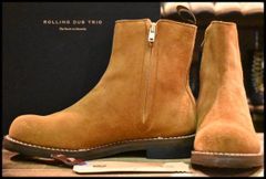 【9 箱付 未使用】Rolling dub trio ローリングダブトリオ RDT-A14 CASPER キャスパー タバコオイルスエード ラフアウト ブーツ HOPESMORE【GB519】