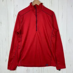 【Men's XS レッド系】 2015 Patagonia ( パタゴニア ) キャプリーン ミッドウェイト ジップ ネック Capilene Midweight Zip Neck ポリエステル ウェア トップス インナー シャツ ロングス