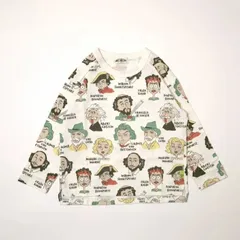 《新品》総柄長袖Tシャツ 80～120㎝ MAKE YOUR DAY 子供服 長袖 M610101