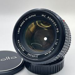 極上品/黄変除去済】Minolta MC ROKKOR-PF 55mm F1.7 シリアル2473529