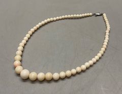 極上】象牙風 象牙調 ネックレス アイボリー 61g 美品 - メルカリ