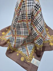 【新品】Burberrys レディースハンカチ大判サイズ ミニスカーフ おひざ掛け