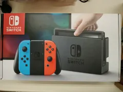 【ジャンク本体】Nintendo Switch  初期型本体 ネオンブルー/ネオンレッド 破損品 【50-57】