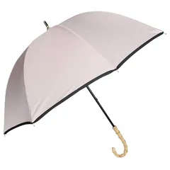 Refume レフューム 日傘 長傘 完全遮光 遮光率100% 軽量 遮光 遮熱 晴雨兼用 UVカット REFU-0007 グレージュ ブラック 黒 1