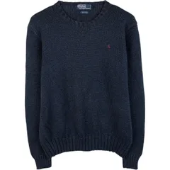 古着 ラルフローレン Ralph Lauren POLO by Ralph Lauren コットンニットセーター メンズM相当/eaa619102