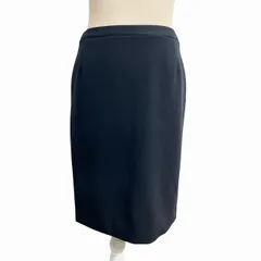 アンタイトル UNTITLED 美品 近年モデル ひざ丈 スカート 黒 ブラック 1 約S