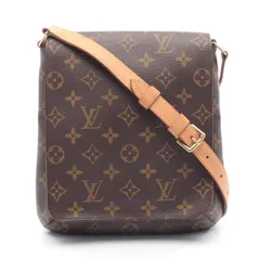 ルイ・ヴィトン LOUIS VUITTON ショルダーバッグ ミュゼットサルサ ショートストラップ M51258 PVCコーティングキャンバス レザー ミュゼット・サルサ ショート