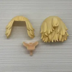 現状未使用品　ねんどろいど マイキー(佐野万次郎) 　髪パーツ　ヘアパーツ　東京リベンジャーズ　金髪　男の子　ハーフアップ　東リベ　写真にあるもののみバラ売り不可