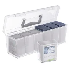 Yotakala ストレージボックス ポケモカード ケース 900+枚 ストレージボックス トレカ トップローダー 収納 カードボックス トレカケース トレーディングカードケース カードケース トップローダーケース 大容量 トレカ 透明 tcg収納可能 ポ 1