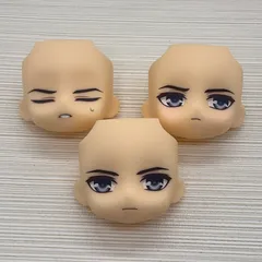 現状未使用品　ねんどろいど ゼン 顔パーツ　フェイスパーツ　通常顔　話し顔　照れ顔　恋とプロデューサー～EVOL×LOVE～　李泽言　リゼヤン　戀與製作人　恋プロ　写真にあるもののみバラ売り不可