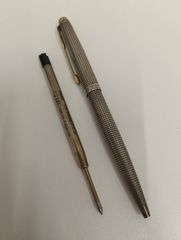 中古品】 PARKERパーカー75 格子柄 シズレ スターリングシルバー