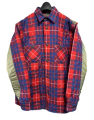 COMME des GARÇONS HOMMEキルティングシャツジャケット L COMME des GARCONS HOMME PLUS/コムデギャルソン 89AW ドッキング