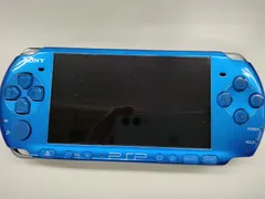 【ジャンク本体】PSP-3000本体 バイブラントブルー 本体のみ  【50-58】