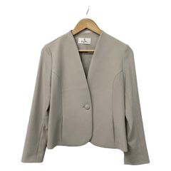 NOBLE(ノーブル) コート サイズ38 M レディース - グレー 長袖/ジップ