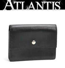【広尾店】エルメス HERMES サクラ カードケース ボックスカーフ 黒 SV金具 【17375】のサムネイル