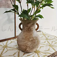 新しい未使用 5 / 7 ガラス花瓶 ヴィンテージ調 アンティーク調 卓上 フラワーベース ビンテージ 花器 フラワーアレンジメント おしゃれ シ