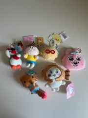 ハローキティ おぱんちゅ クレヨンしんちゃん ボーちゃん ピング ちいかわ キーホルダー ぬいぐるみ