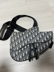 ディオール オブリーク サドルバッグ ブラック