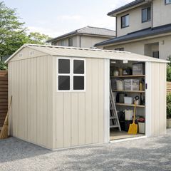 7/4まで限定価格！スチール倉庫 戸外収納庫 H188*W125*D240 物置