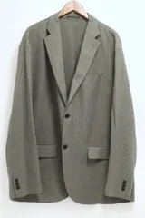 UNIQLO 感動ジャケット 感動パンツ セットアップ 3XL ウエスト95 ウールライク・袖丈着丈標準 杢 グレー メンズ ユニクロ 大きいサイズ 上下セット 3-P103/1/060